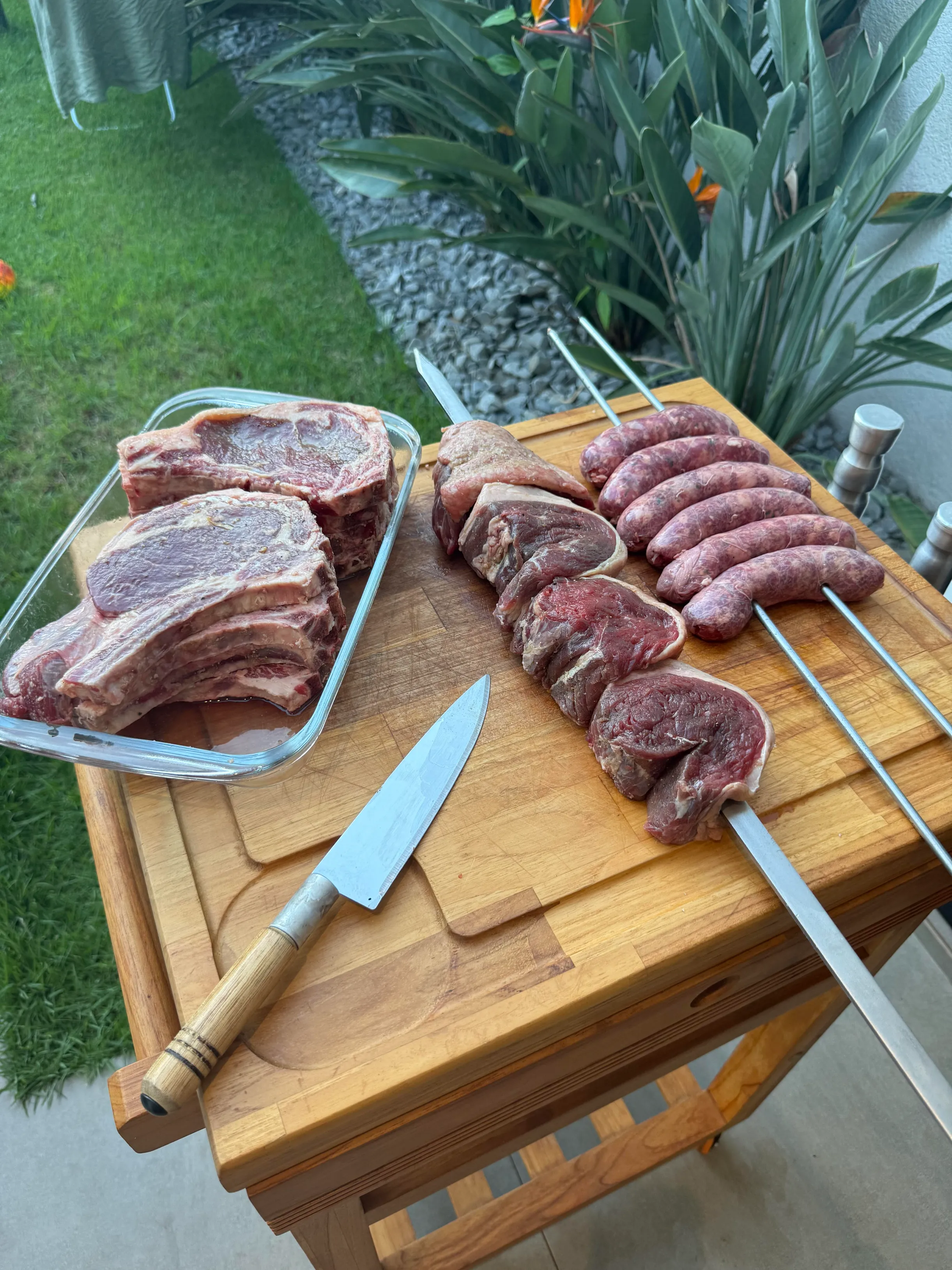 Churrasco op de Braziliaanse grill