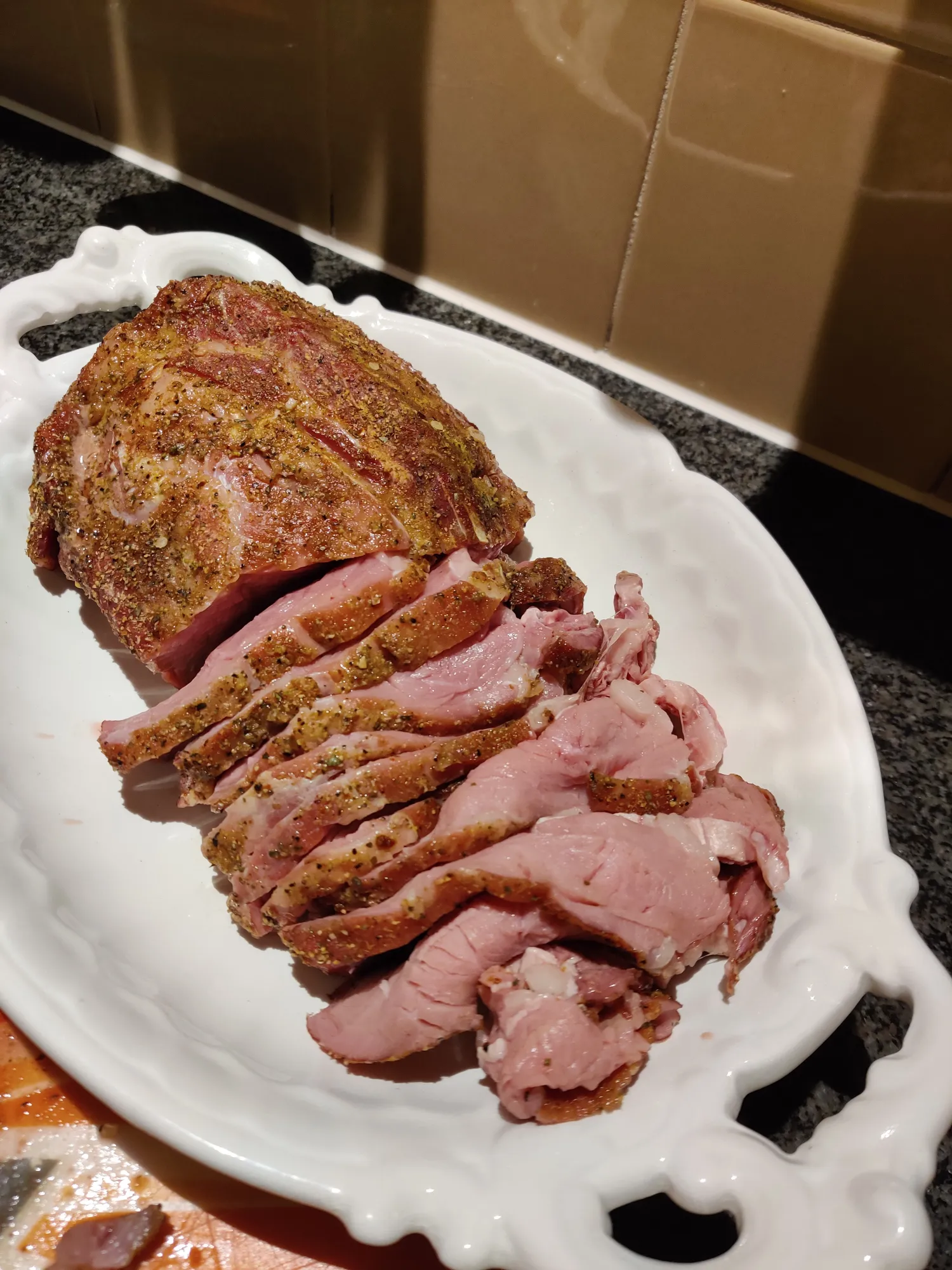 Kalfs ribeye op de BBQ