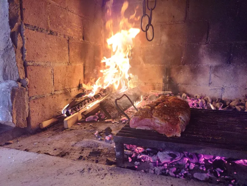 Grillen op open vuur