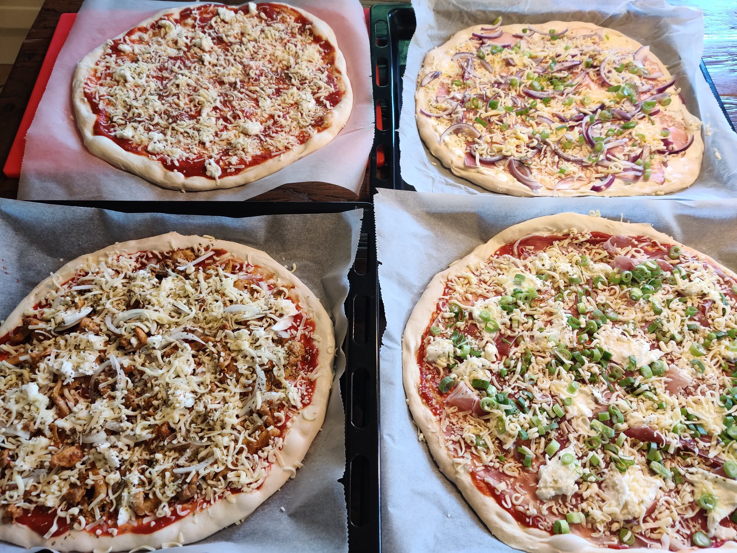 Pizza op de BBQ