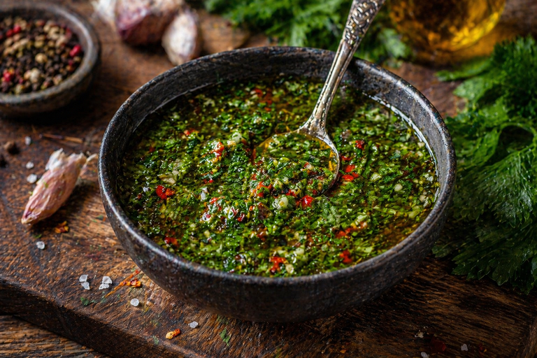 Chimichurri saus voor de BBQ